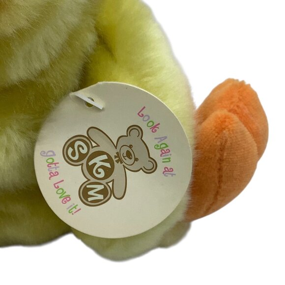 Vintage Yellow Duck Plush Toy SKM Enterprises Quacks Sound Stuffed Animal 8" - Picture 2 of 7